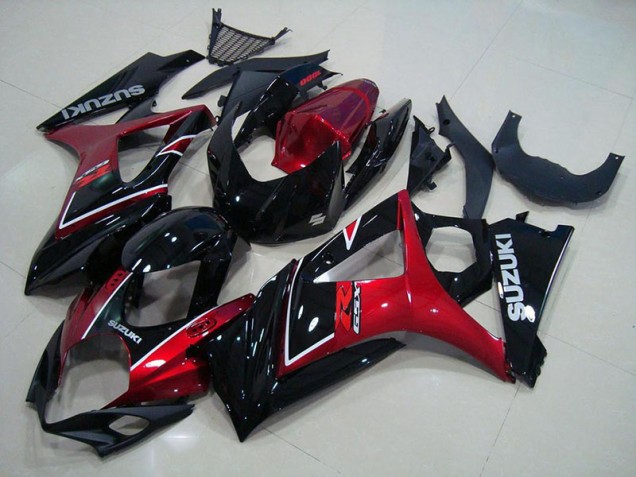 Preisgünstige Suzuki GSXR 1000 K7 07-08 Verkleidungen - Rot Schwarz Preisgünstige Suzuki GSXR 1000 K7 07-08 Verkleidungen - Rot Schwarz