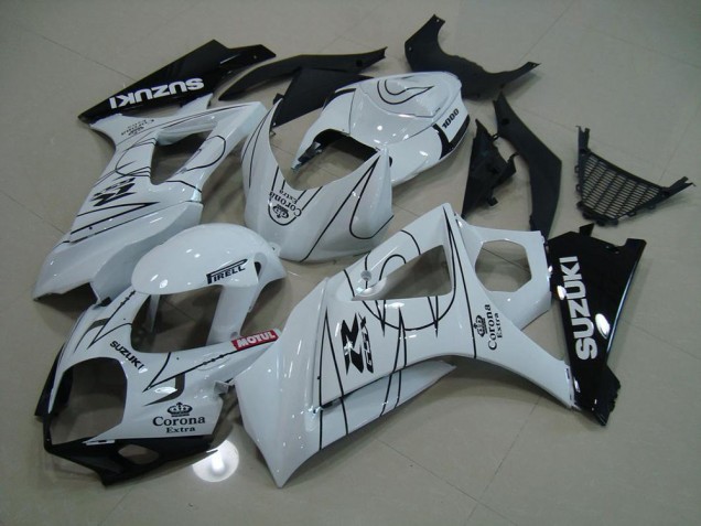 Preisgünstige Suzuki GSXR 1000 K7 07-08 Verkleidungen - Weiß Corona Preisgünstige Suzuki GSXR 1000 K7 07-08 Verkleidungen - Weiß Corona