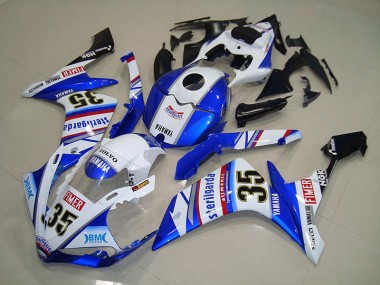 Preisgünstige Yamaha R1 07-08 Verkleidungen - Blau Aufkleber