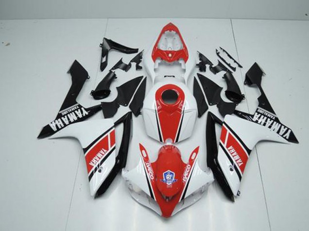 Preisgünstige Yamaha R1 07-08 Verkleidungen - Fabrik Rot Weiß Preisgünstige Yamaha R1 07-08 Verkleidungen - Fabrik Rot Weiß