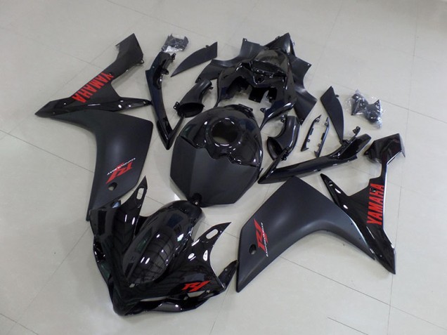 Preisgünstige Yamaha R1 07-08 Verkleidungen - Matt Schwarz Rot Preisgünstige Yamaha R1 07-08 Verkleidungen - Matt Schwarz Rot