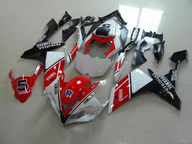 Preisgünstige Yamaha R1 07-08 Verkleidungen - Rot Weiß Aufkleber