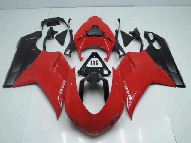 Preisgünstige Ducati 848 1098 1198 07-14 Verkleidungen - OEM Stil Rot mit Matt Schwarz Seite Preisgünstige Ducati 848 1098 1198 07-14 Verkleidungen - OEM Stil Rot mit Matt Schwarz Seite