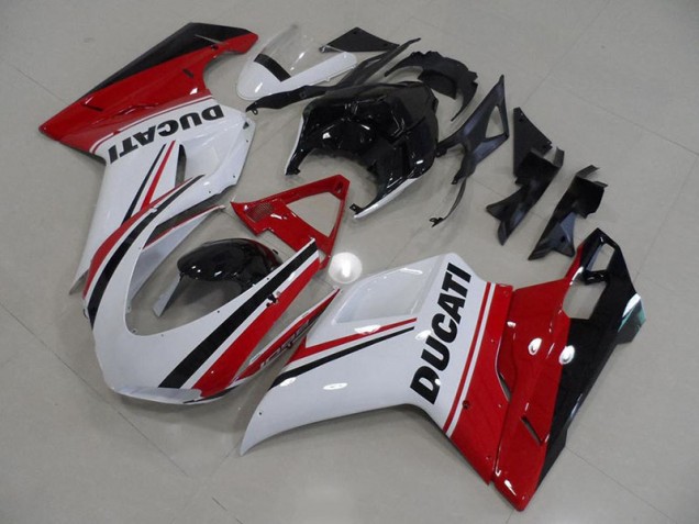 Preisgünstige Ducati 848 1098 1198 07-14 Verkleidungen - Rot Weiß Schwarz