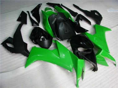 Preisgünstige Kawasaki ZX10R 08-10 Verkleidungen - Grün Schwarz