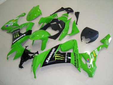 Preisgünstige Kawasaki ZX10R 08-10 Verkleidung - Grünes Monster