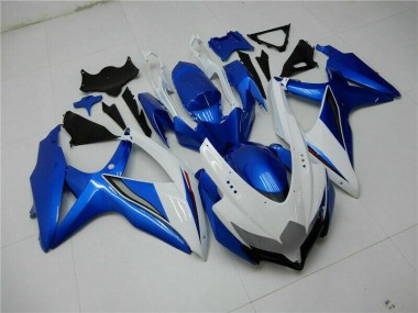 Preisgünstige Suzuki GSXR 600 / 750 K8 08-10 Verkleidung - Blau Weiß