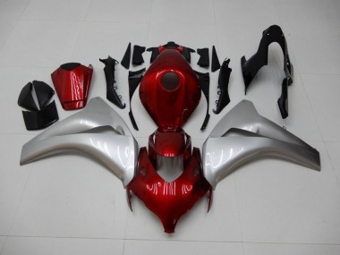 Preisgünstige Honda CBR 1000 RR 08-11 Verkleidungen - Rot Silber