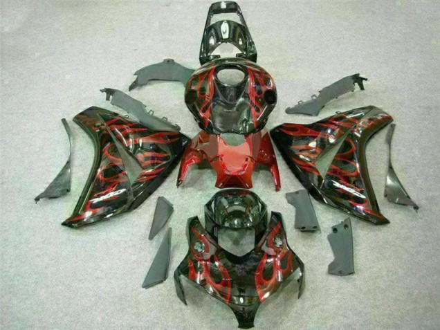Preisgünstige Honda CBR 1000 RR 08-11 Verkleidung - Rot Flamme Preisgünstige Honda CBR 1000 RR 08-11 Verkleidung - Rot Flamme