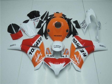 Preisgünstige Honda CBR 1000 RR 08-11 Verkleidungen - Orange Weiß Rot Repsol