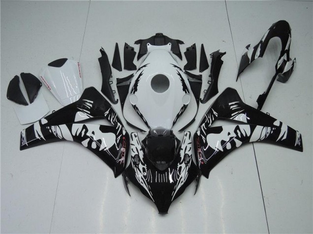 Preisgünstige Honda CBR 1000 RR 08-11 Verkleidungen - Schwarz Weiß Preisgünstige Honda CBR 1000 RR 08-11 Verkleidungen - Schwarz Weiß