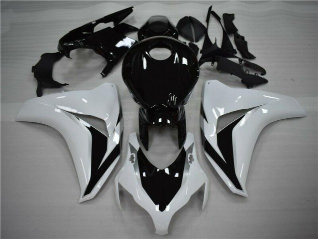 Preisgünstige Honda CBR 1000 RR 08-11 Verkleidungen Komplett Sets - Weiß Schwarz Preisgünstige Honda CBR 1000 RR 08-11 Verkleidungen Komplett Sets - Weiß Schwarz