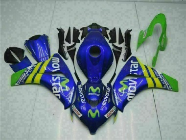 Preisgünstige Honda CBR 1000 RR 08-11 Verkleidungen - Grün Blau