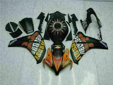 Preisgünstige Honda CBR 1000 RR 08-11 Verkleidungen - Orange Schwarz