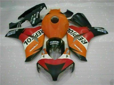 Preisgünstige Honda CBR 1000 RR 08-11 Verkleidungen Komplett Sets - Orange Repsol