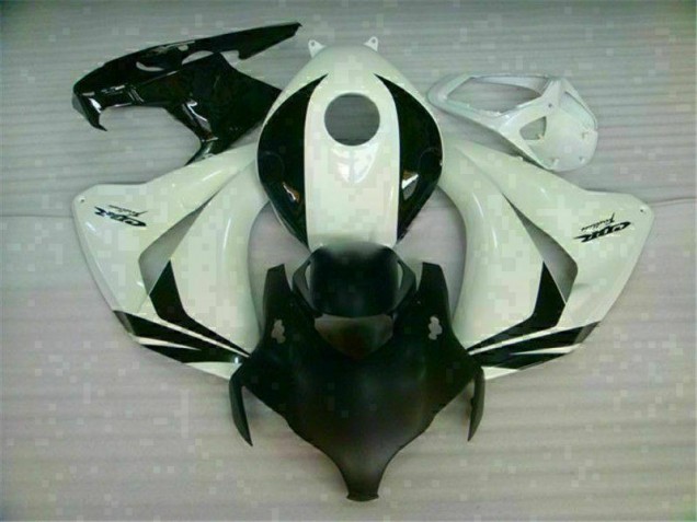 Preisgünstige Honda CBR 1000 RR 08-11 Vollverkleidung - Weiß Schwarz Preisgünstige Honda CBR 1000 RR 08-11 Vollverkleidung - Weiß Schwarz