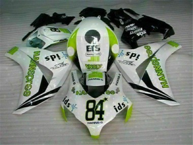 Preisgünstige Honda CBR 1000 RR 08-11 Verkleidungen - Weiß Grün Hannspree 84