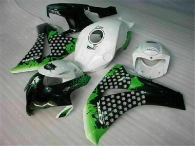 Preisgünstige Honda CBR 1000 RR 08-11 Verkleidung - Grün Weiß