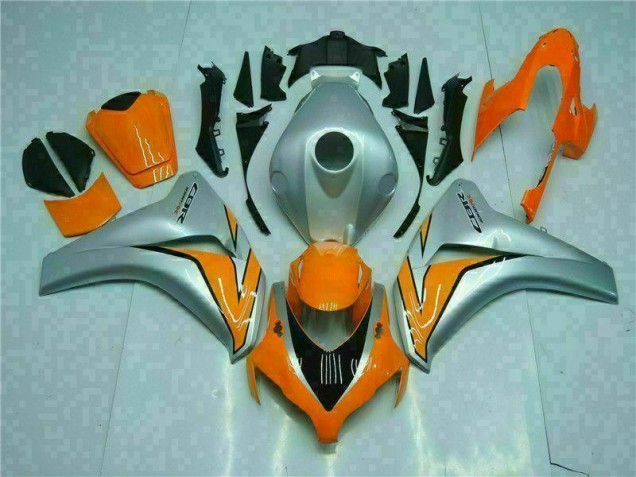 Preisgünstige Honda CBR 1000 RR 08-11 Verkleidungen - Orange Silber Preisgünstige Honda CBR 1000 RR 08-11 Verkleidungen - Orange Silber