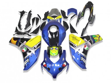 Preisgünstige Honda CBR 1000 RR 08-11 Verkleidungen - Blau Hai