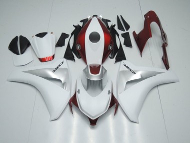 Preisgünstige Honda CBR 1000 RR 08-11 Verkleidungen - Candy Rot Weiß und Silber