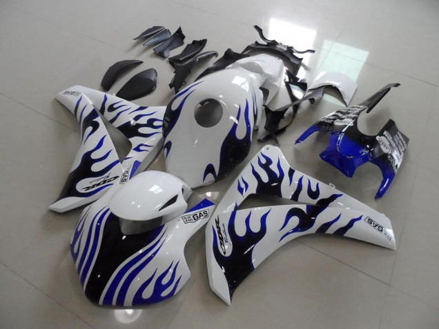 Preisgünstige Honda CBR 1000 RR 08-11 Verkleidungen - Blau schwarze Flamme Rennen Preisgünstige Honda CBR 1000 RR 08-11 Verkleidungen - Blau schwarze Flamme Rennen
