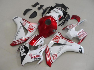 Preisgünstige Honda CBR 1000 RR 08-11 Verkleidung - Weiß Rot HARC Pro PIAA 634