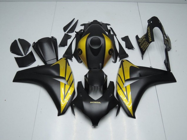 Preisgünstige Honda CBR 1000 RR 08-11 Verkleidungen - Matt Schwarz und Gold Preisgünstige Honda CBR 1000 RR 08-11 Verkleidungen - Matt Schwarz und Gold