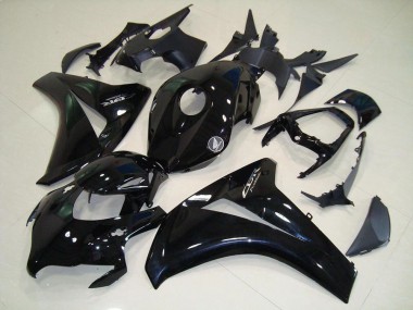 Preisgünstige Honda CBR 1000 RR 08-11 Verkleidungen - Glänzend Schwarz Chrom Aufkleber