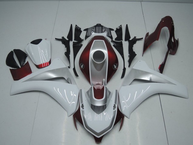 Preisgünstige Honda CBR 1000 RR 08-11 Verkleidungen - Rot Weiß Und Silber Preisgünstige Honda CBR 1000 RR 08-11 Verkleidungen - Rot Weiß Und Silber