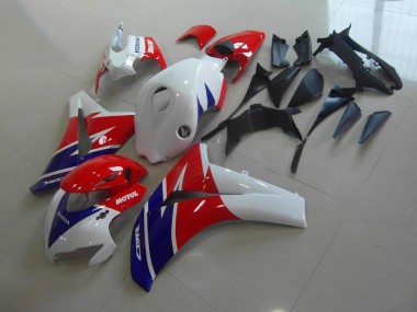 Preisgünstige Honda CBR 1000 RR 08-11 Verkleidungen - Rot Weiß Blau Motul