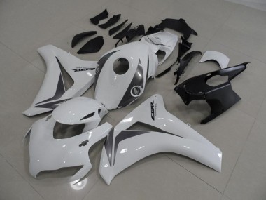 Preisgünstige Honda CBR 1000 RR 08-11 Verkleidungen - Weiß Und Grau