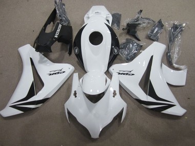 Preisgünstige Honda CBR 1000 RR 08-11 Verkleidungen - Weiß Schwarz Fireblade