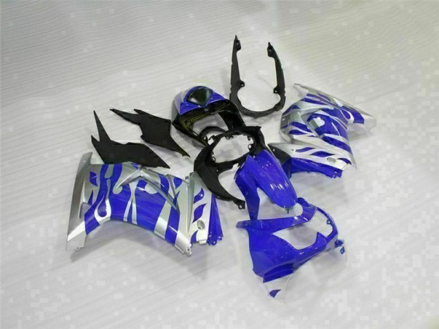Preisgünstige Kawasaki EX250 08-12 Verkleidungen - Schwarz Blau Preisgünstige Kawasaki EX250 08-12 Verkleidungen - Schwarz Blau