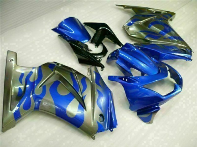 Preisgünstige Kawasaki EX250 08-12 Verkleidungen - Blau Preisgünstige Kawasaki EX250 08-12 Verkleidungen - Blau