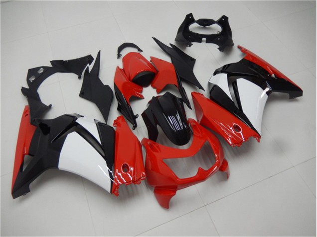 Preisgünstige Kawasaki EX250 08-12 Verkleidungen - Rot Schwarz Weiß Preisgünstige Kawasaki EX250 08-12 Verkleidungen - Rot Schwarz Weiß