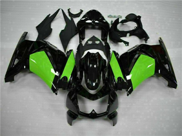 Preisgünstige Kawasaki EX250 08-12 Verkleidung - Schwarz Grün Preisgünstige Kawasaki EX250 08-12 Verkleidung - Schwarz Grün