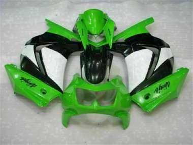 Preisgünstige Kawasaki EX250 08-12 Vollverkleidung - Grün Schwarzer Ninja