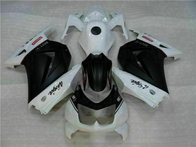 Preisgünstige Kawasaki EX250 08-12 Verkleidungen - Weiß Schwarz Ninja Preisgünstige Kawasaki EX250 08-12 Verkleidungen - Weiß Schwarz Ninja