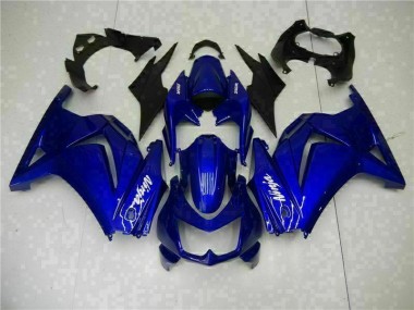 Preisgünstige Kawasaki EX250 08-12 Verkleidung - Blau Schwarz Weiß Ninja