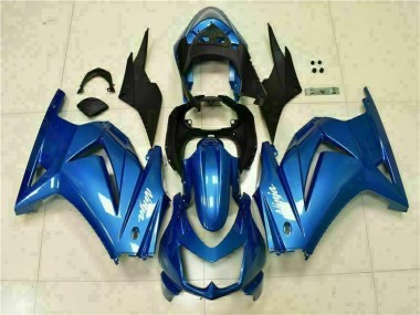 Preisgünstige Kawasaki EX250 08-12 Verkleidungen - Blau Schwarz Weiß Ninja