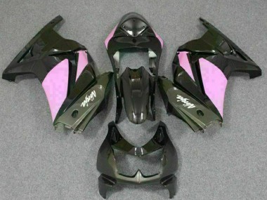 Preisgünstige Kawasaki EX250 08-12 Verkleidungen - Schwarz Rosa Ninja