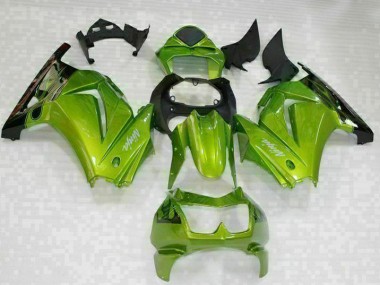 Preisgünstige Kawasaki EX250 08-12 Verkleidungen & Plastik - Grün Schwarz