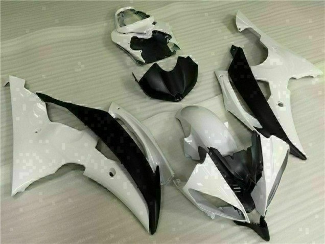 Preisgünstige Yamaha R6 08-16 Verkleidung & Plastik - Weiß Schwarz Preisgünstige Yamaha R6 08-16 Verkleidung & Plastik - Weiß Schwarz
