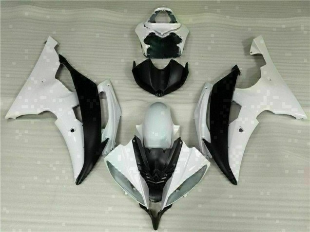 Preisgünstige Yamaha R6 08-16 Verkleidung & Plastik - Weiß Schwarz Preisgünstige Yamaha R6 08-16 Verkleidung & Plastik - Weiß Schwarz