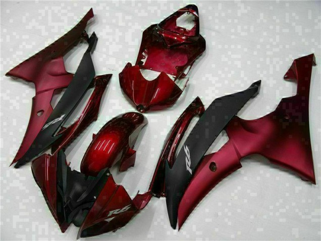 Preisgünstige Yamaha R6 08-16 Vollverkleidung - Rot Schwarz Preisgünstige Yamaha R6 08-16 Vollverkleidung - Rot Schwarz