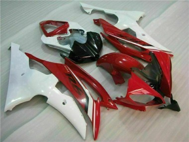 Preisgünstige Yamaha R6 08-16 Verkleidungen - Rot Weiß
