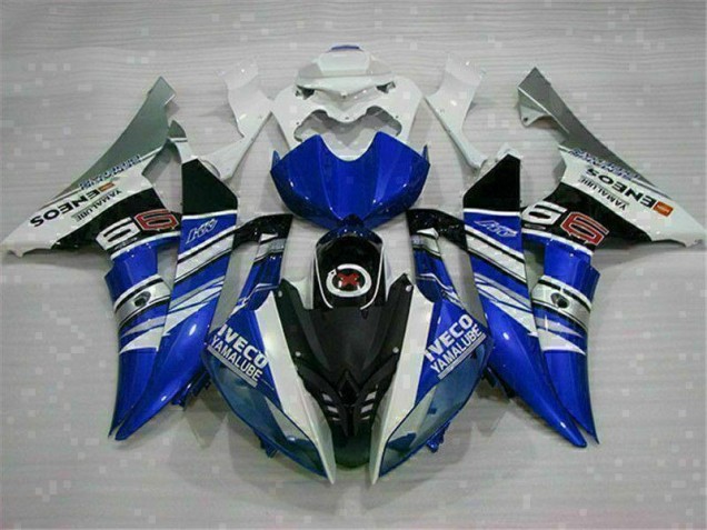 Preisgünstige Yamaha R6 08-16 Verkleidungen - Weiß Blau Preisgünstige Yamaha R6 08-16 Verkleidungen - Weiß Blau