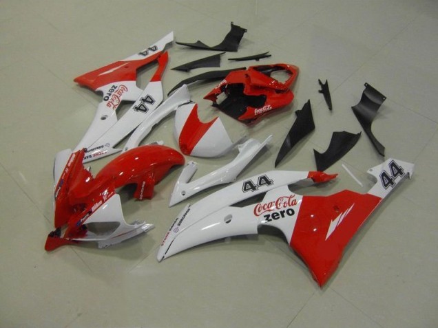 Preisgünstige Yamaha R6 08-16 Verkleidungen - Weiß Rot Coca Cola Zero 44 Preisgünstige Yamaha R6 08-16 Verkleidungen - Weiß Rot Coca Cola Zero 44