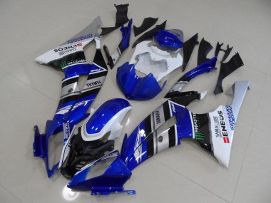 Preisgünstige Yamaha R6 08-16 Verkleidungen - Blau Weiß ENEOS
